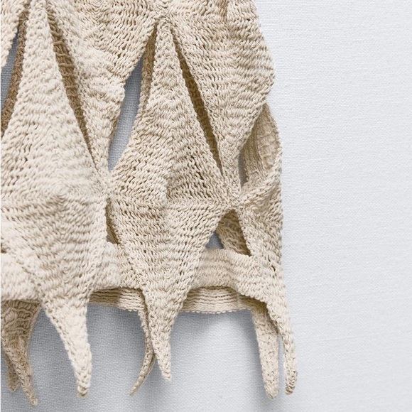 🦋 Bloggers Favorite 🦋 NWT Zara Crochet Slip Dress Size S - Picture 14 of 14